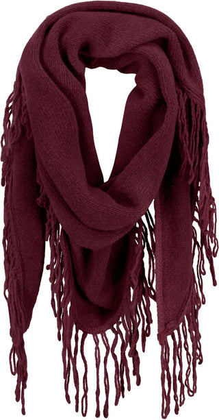 Schal, dark bordeaux