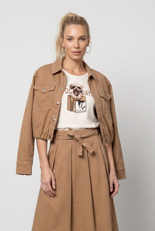 Jacke, brown sugar