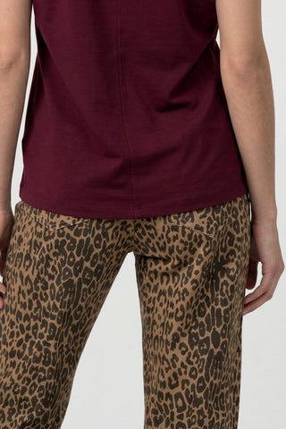 Hose, brown sugar gemustert