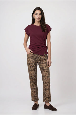 Hose, brown sugar gemustert