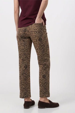 Hose, brown sugar gemustert