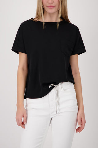 Bluse, schwarz