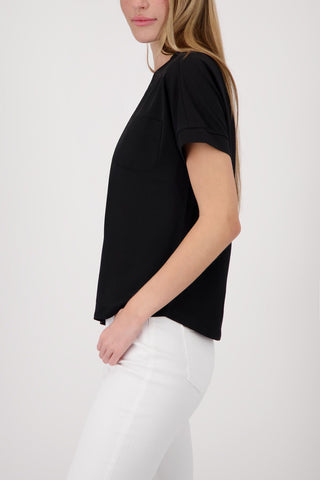 Bluse, schwarz