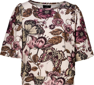 Pullover, antique white gemustert