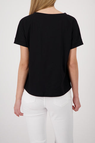 Bluse, schwarz