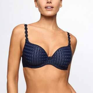 AVERO velvet blue Unterlegter BH Herzform