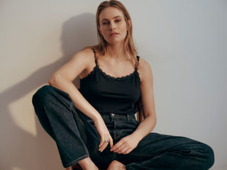 AVERO STUDIO velvet blue Top ohne Cup