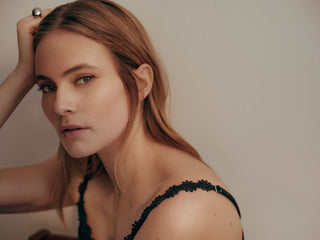AVERO STUDIO velvet blue Top ohne Cup
