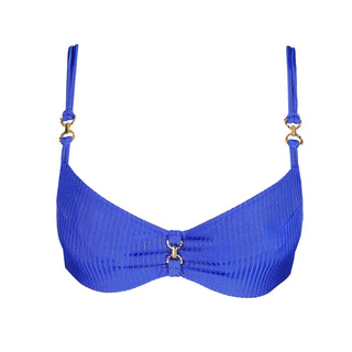 EMLY electric blue Vollschalen Bikini-Top
