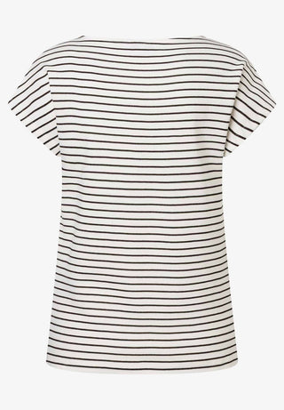 Streifenshirt mit Glanz