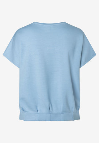 Shirt with Seam-Pleat-Detail, soft cloudblue