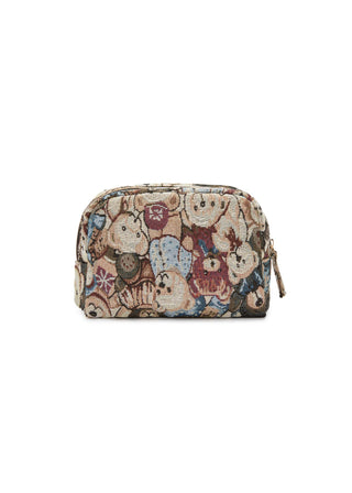 Kosmetiktasche mit Teddy-Bär-Motiven (3er-Pack)