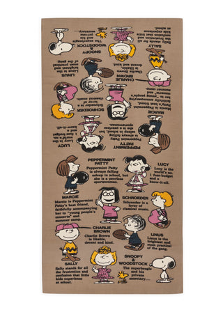 Schal mit Peanuts-Charakteren
