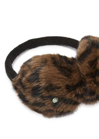 Ohrenschützer aus Fake Fur mit Leo-Muster (3er-Pack)