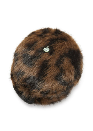 Ohrenschützer aus Fake Fur mit Leo-Muster (3er-Pack)
