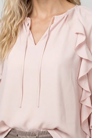 Bluse, rosewater