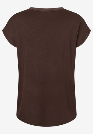 T-Shirt mit Satinfront