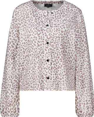 Jacke, taupe gemustert