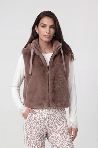 Weste, taupe