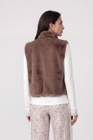 Weste, taupe