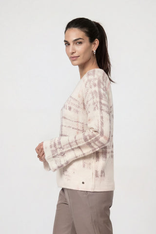 Pullover, pearly gemustert