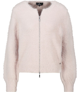 Strickjacke mit flauschiger Haptik
