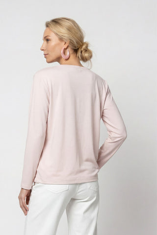 Bluse, rosewater