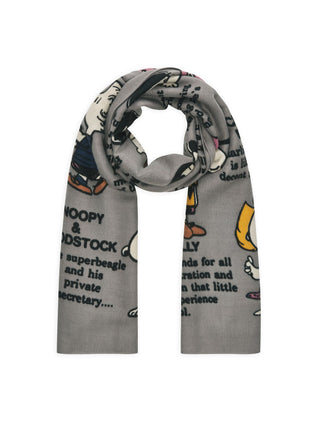 Schal mit Peanuts-Charakteren