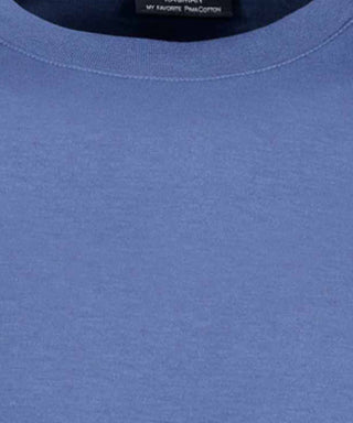 Pima T-Shirt Rundhals mit Bündchen