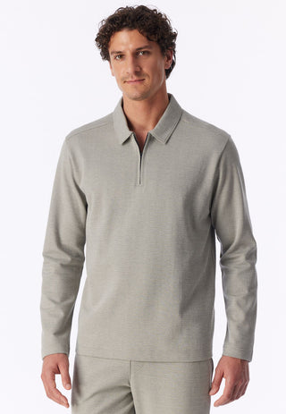 Langarmshirt Zipper