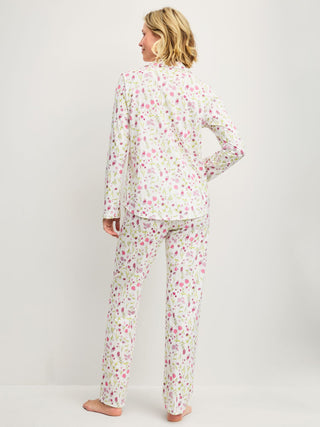 DAMEN Pyjama, harmony blue print