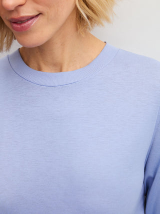 DAMEN Pyjama mit Bündchen, harmony blue print