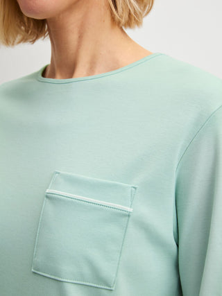 DAMEN Pyjama mit Bündchen