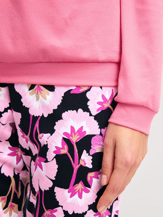 DAMEN Pyjama mit Bündchen