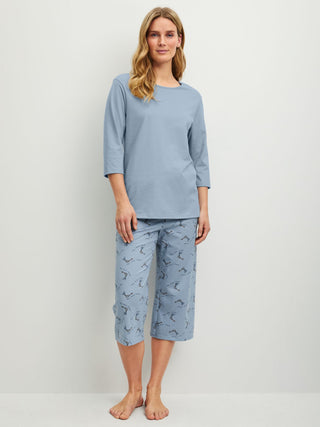 DAMEN Pyjama 3/4