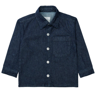 Kn.-Overshirt, Denim
