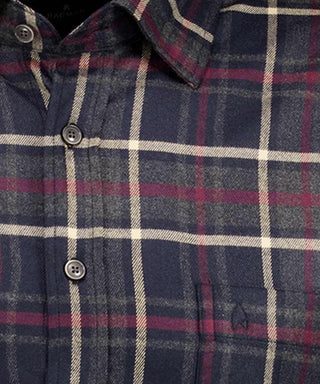 Karohemd mit verdecktem Button-down-Kragen