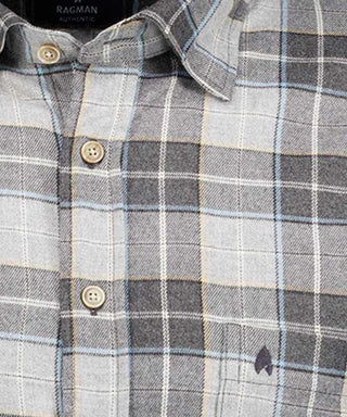 Karohemd mit verdecktem Button-down-Kragen