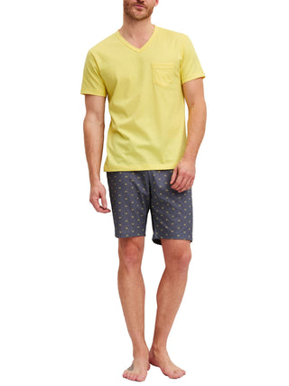 HERREN Pyjama kurz