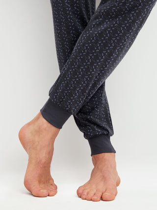 HERREN Pyjama mit Bündchen