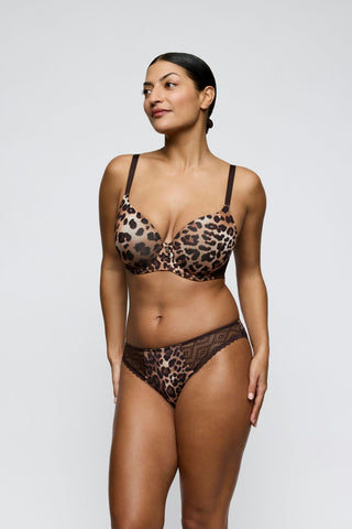 GIGANNI Leopard bloom Unterlegter BH Herzform