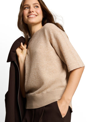 Cosy Strickpullover mit Alpaka-Anteil