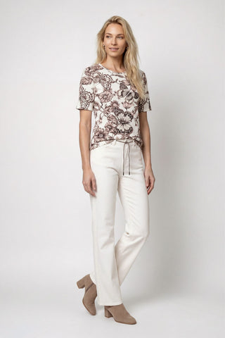 T-Shirt mit Blumenmuster