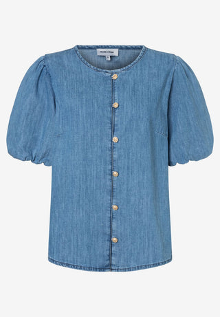 Jeansbluse