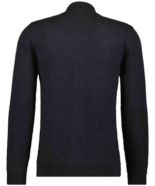 Cardigan mit Stehkragen, Baumwolle/Kaschmir