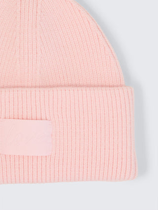 Beanie Mütze mit Badge