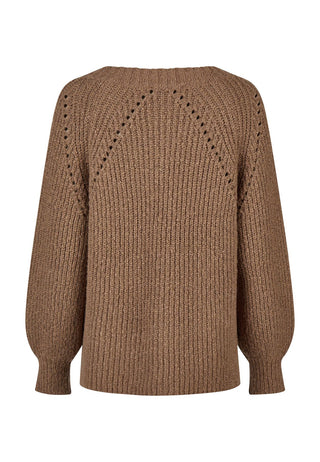 Pullover mit Metallic-Mischung