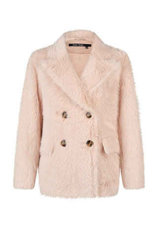 Blazer mit Faux Fur