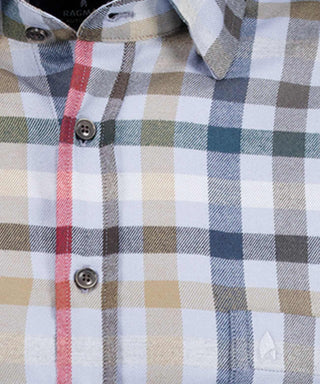 Karohemd mit verdecktem Button-down-Kragen