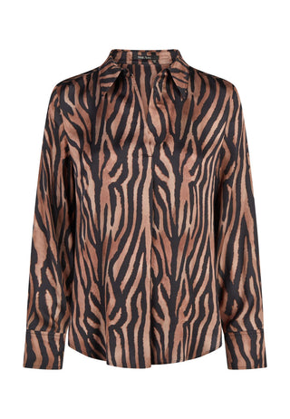 Bluse mit Tigerprint
